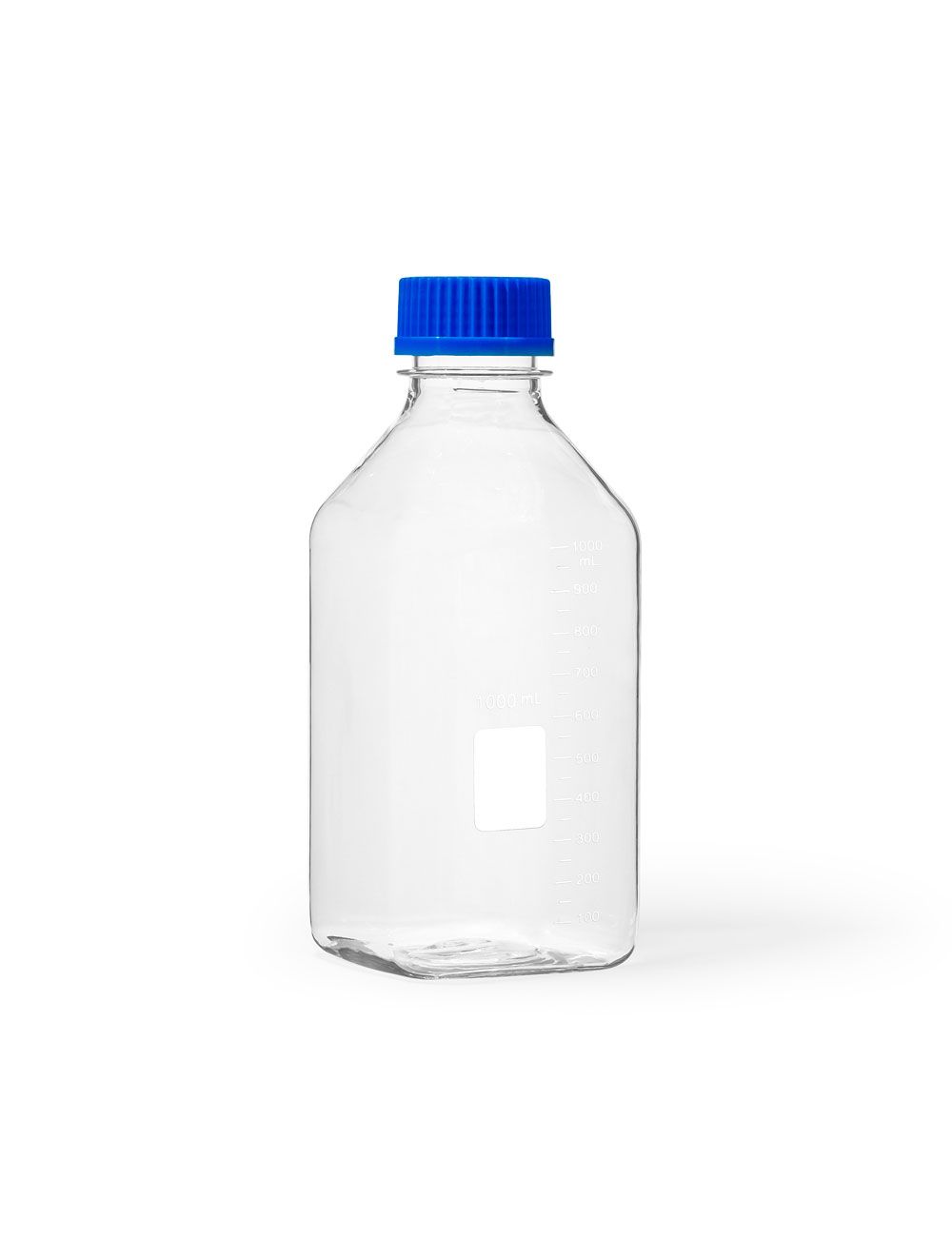 150mL Polycarbonate Square Media Storage Bottles with GL45 PP Cap – United Scientific® | Pack of 24, Sterile, Autoclavable