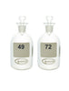 B.O.D. BOTTLES, NUMBERED, 300ML,49-72 PK/24