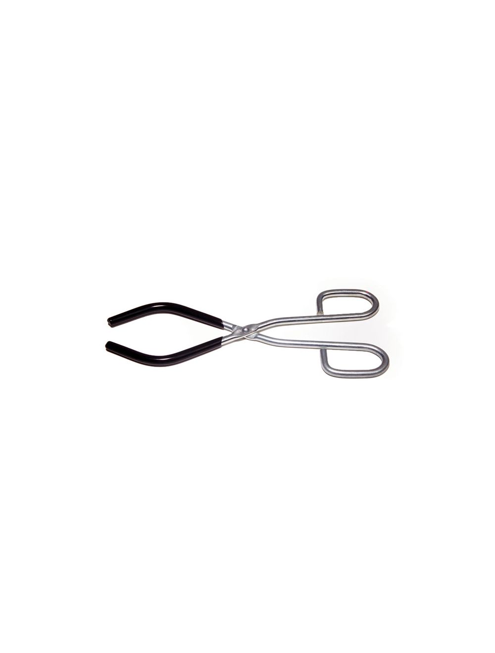 United Scientific® Beaker Tongs – Zinc-Plated Steel with Vinyl-Coated Sleeves, 9.75" Length