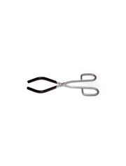 United Scientific® Beaker Tongs – Zinc-Plated Steel with Vinyl-Coated Sleeves, 9.75" Length