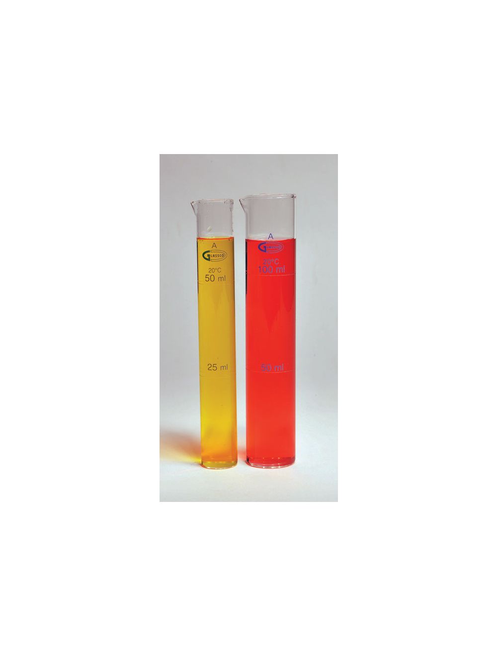 United Scientific® Class A 50mL Nessler Cylinder – Borosilicate Glass, Individually Certified (Pack of 10)