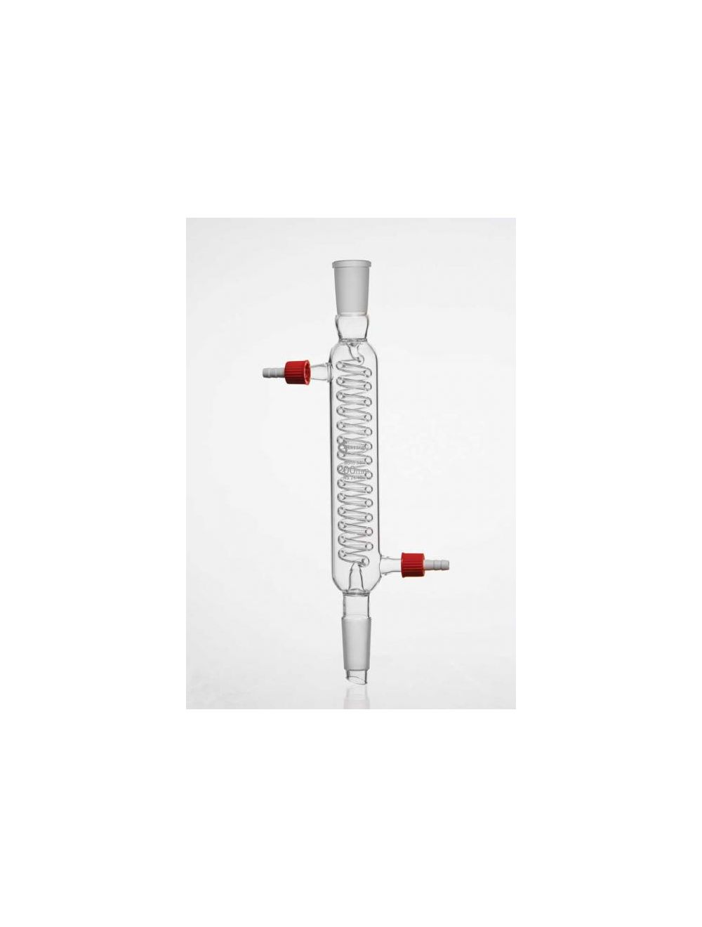 United Scientific® Graham Condenser, 200mm – Borosilicate Glass, 24/40 Joint, Coiled Inner Tube for Distillation