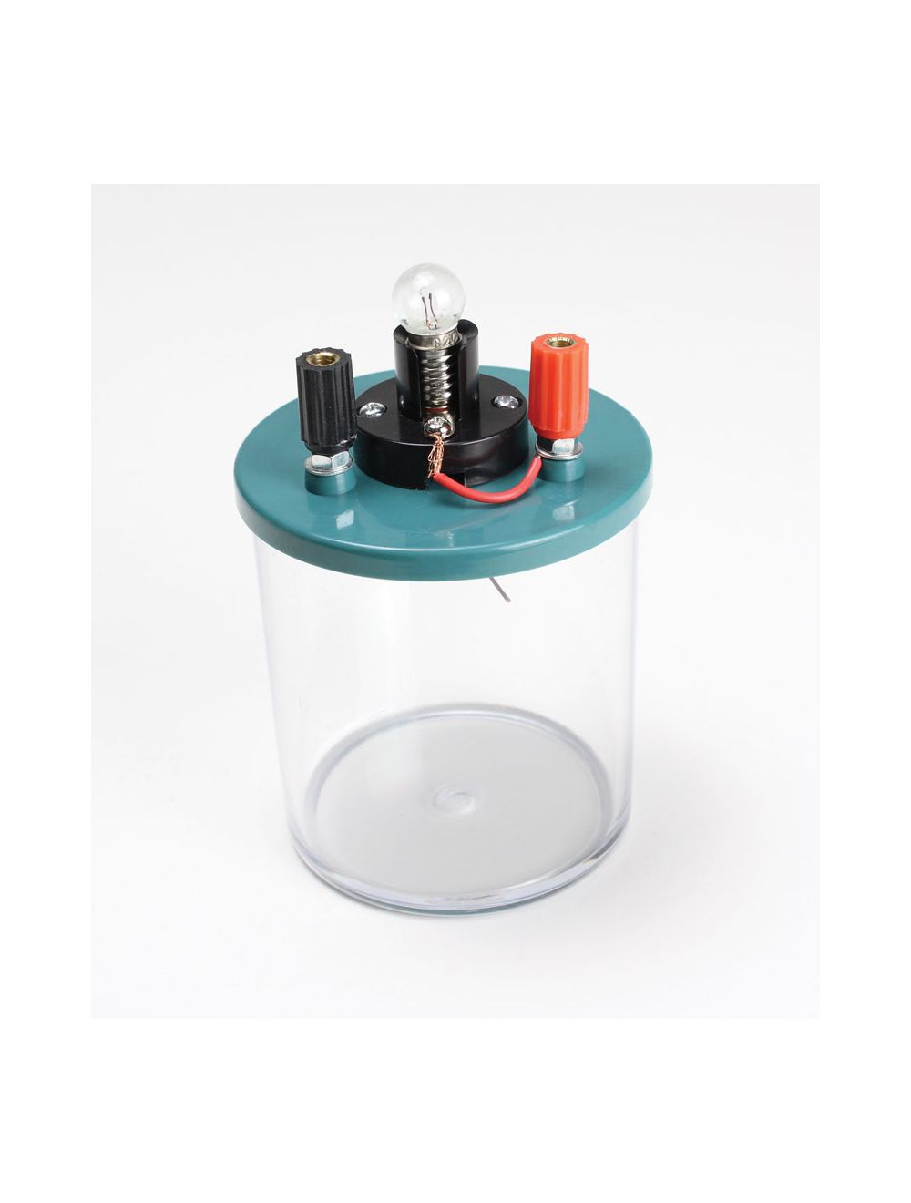 United Scientific® Conductivity of Solutions Apparatus – 3V Electrolyte Tester with Bulb, Glass Tumbler & Activity Guide