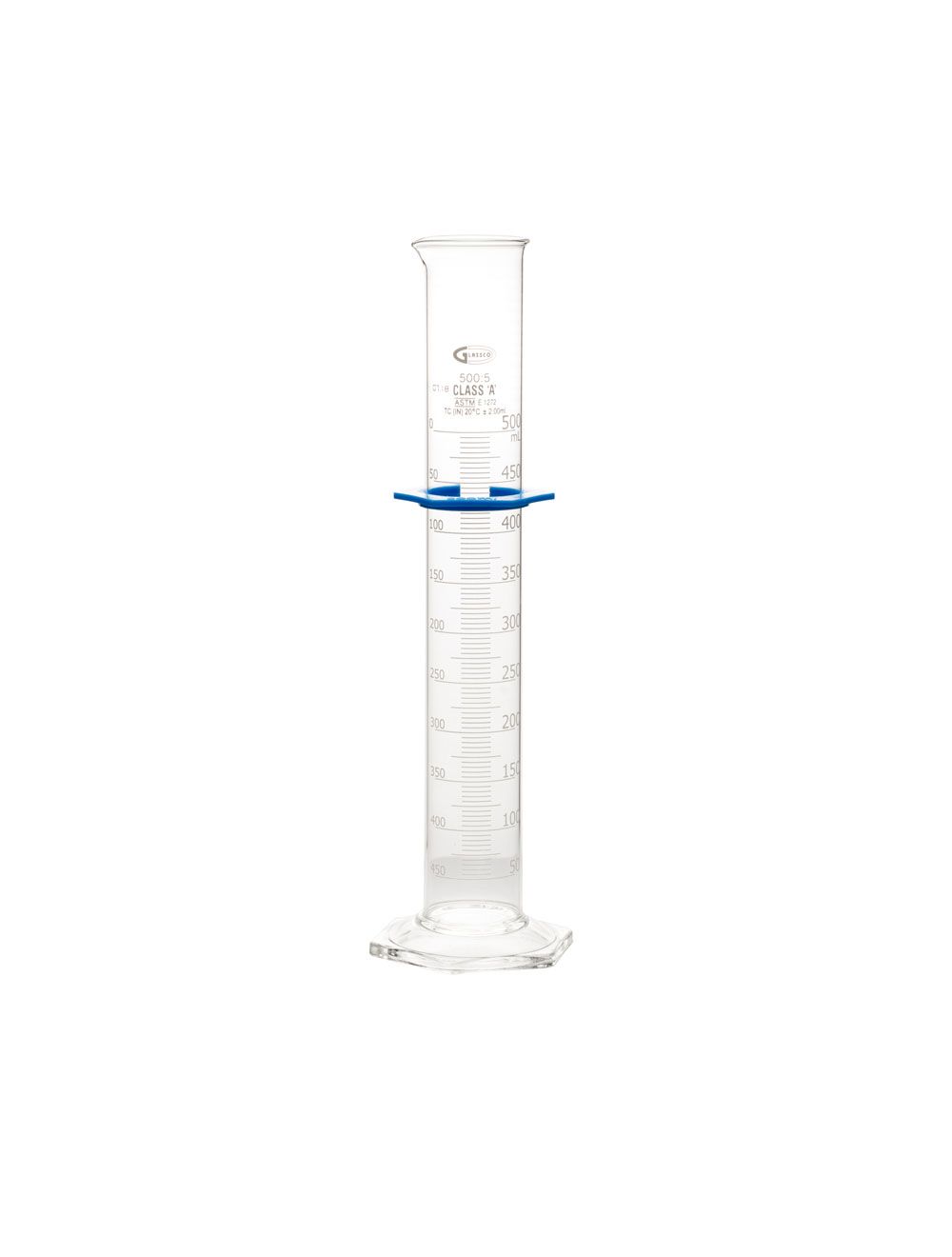 United Scientific® 10mL Class A Graduated Cylinder, Double Scale, Individually Certified – Borosilicate Glass
