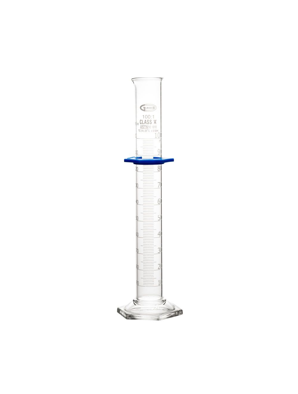 10mL Class A Glass Graduated Cylinder, Double Scale – Batch Certified | United Scientific®