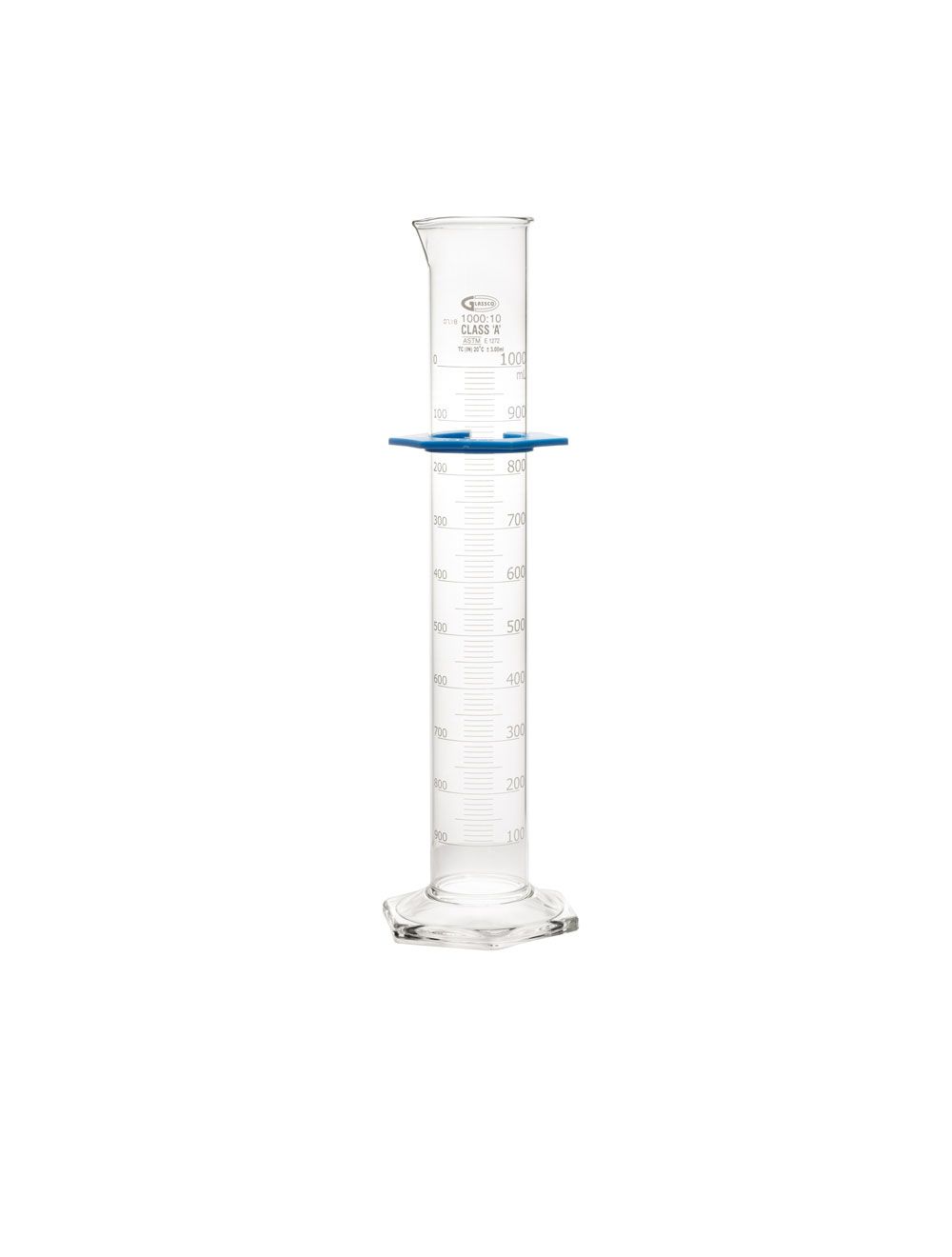 10mL Class A Glass Graduated Cylinder, Double Scale – Batch Certified | United Scientific®