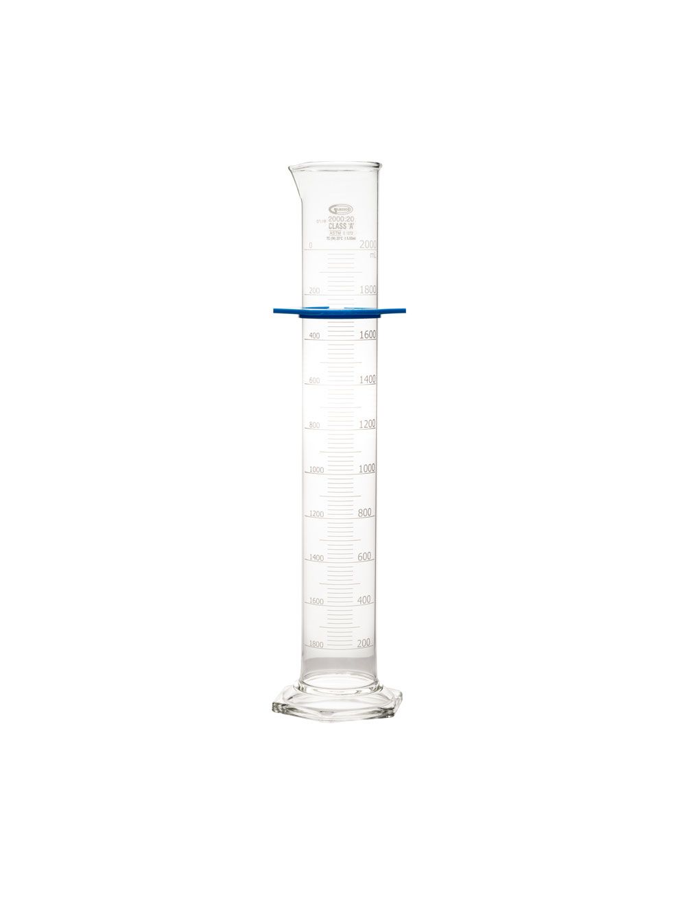 10mL Class A Glass Graduated Cylinder, Double Scale – Batch Certified | United Scientific®