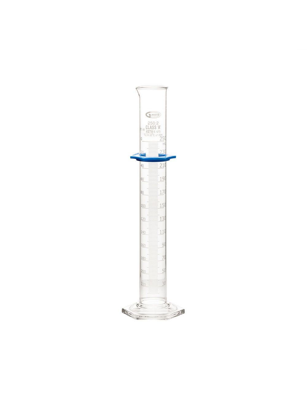 10mL Class A Glass Graduated Cylinder, Double Scale – Batch Certified | United Scientific®