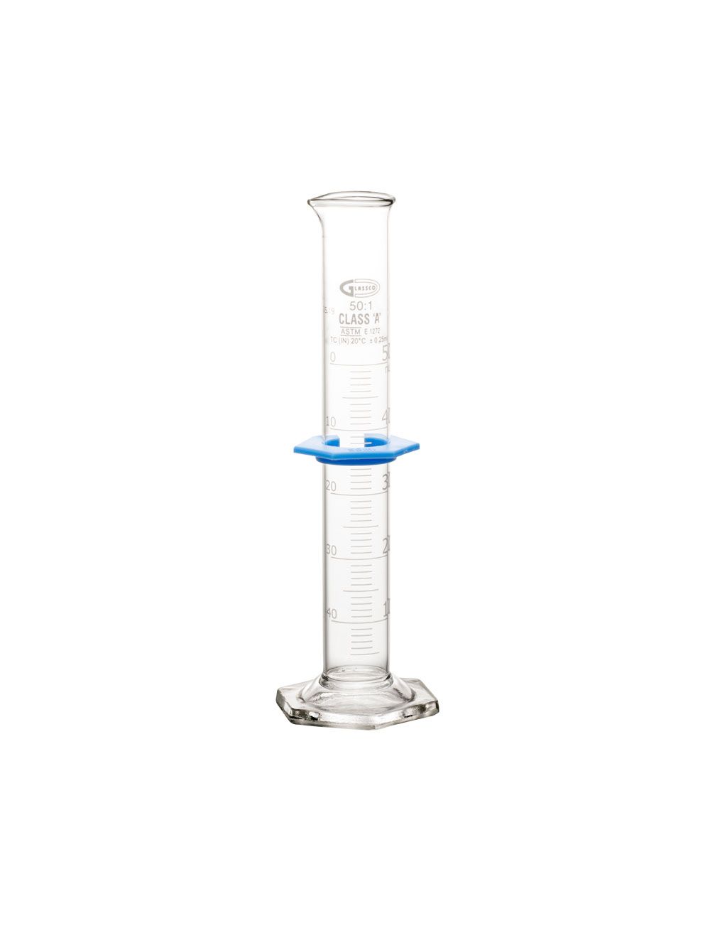 10mL Class A Glass Graduated Cylinder, Double Scale – Batch Certified | United Scientific®