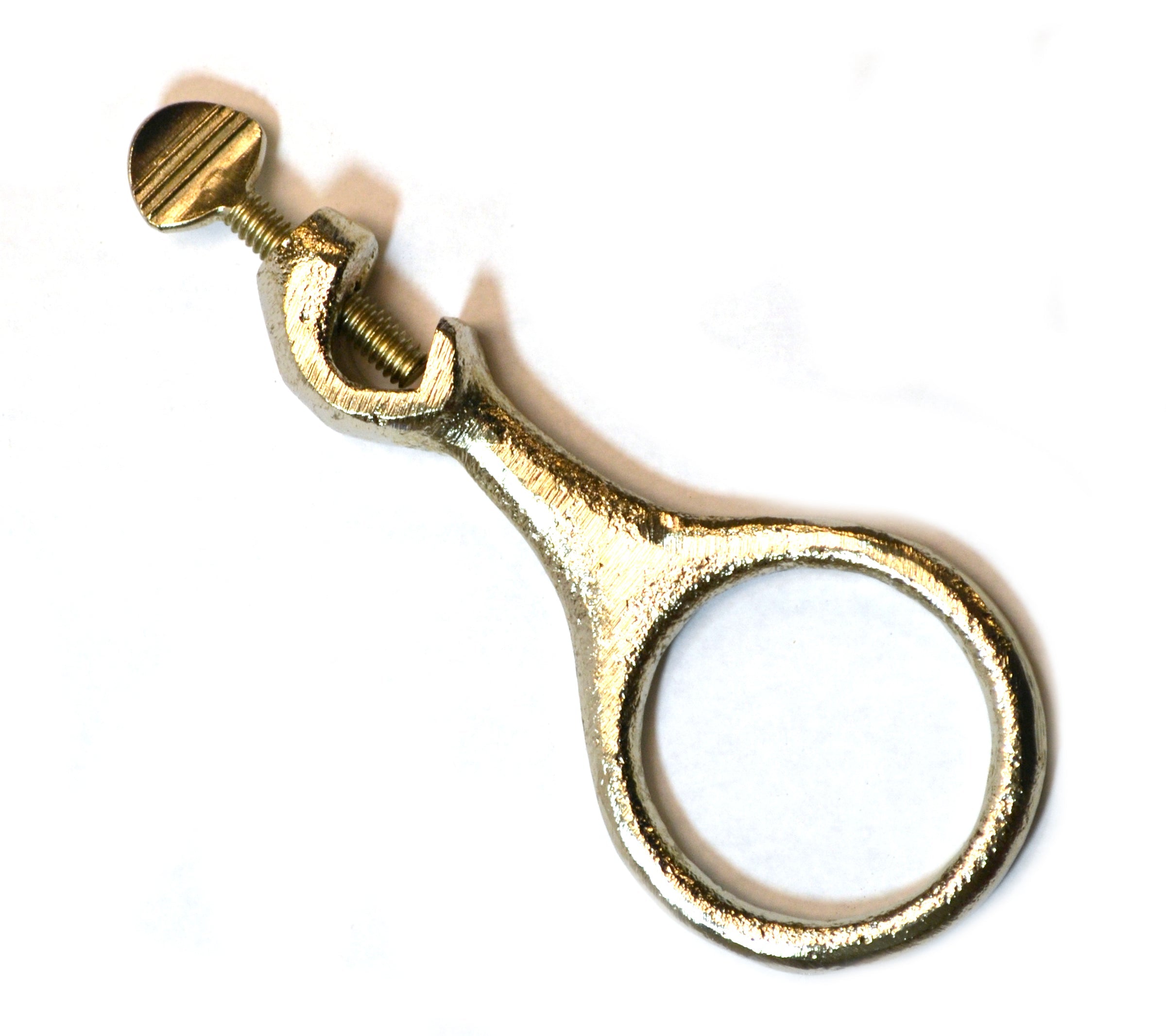 Eisco Labs Cast Iron Closed Ring Clamp with Boss Head – 2.125" Diameter, Heavy Duty Lab Support Clamp