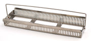 Eisco Labs Aluminum Microscope Slide Staining Rack with Handle – Holds 50 Slides, Autoclavable