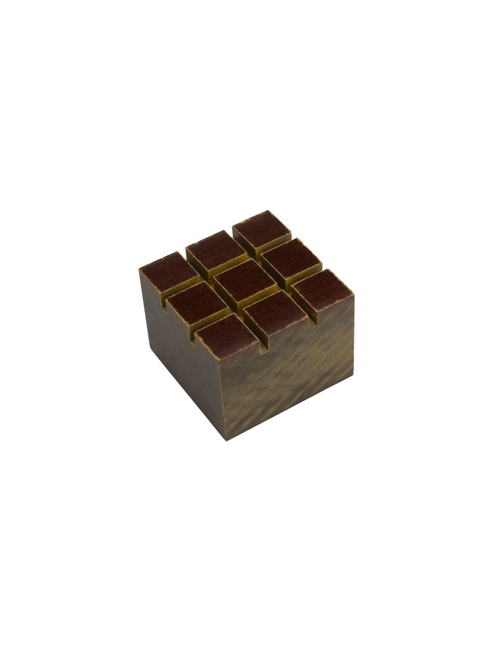 United Scientific® Embedding Blocks 1/2" x 1/2" x 3/4" – Phenolic Resin with Grid Top for Celloidin & Paraffin Sections