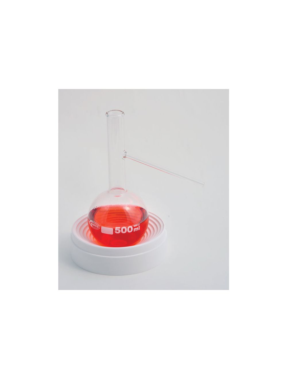 100mL Borosilicate Glass Distilling Flask – Pack of 12 | United Scientific® – Heat-Resistant Lab Glassware for Chemistry & Distillation