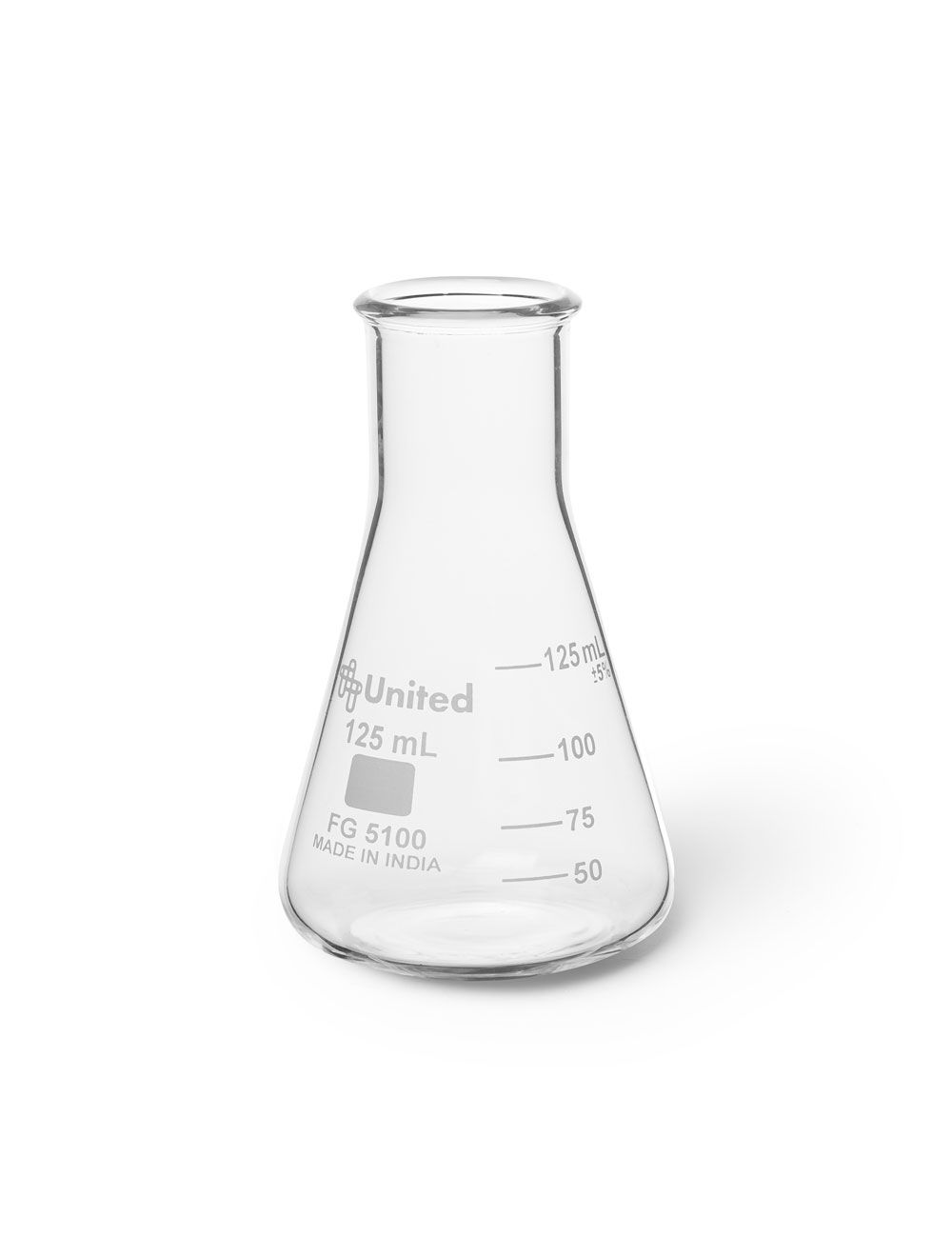 United Scientific® Wide Mouth Erlenmeyer Flasks, Borosilicate Glass