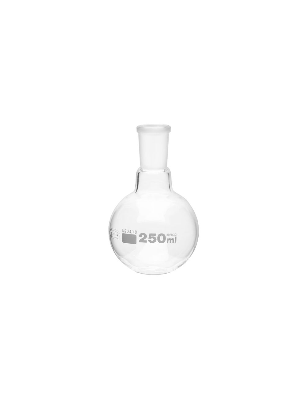 100mL Round Bottom Boiling Flasks with Ground Joints – Borosilicate Glass, 6-Pack | United Scientific®