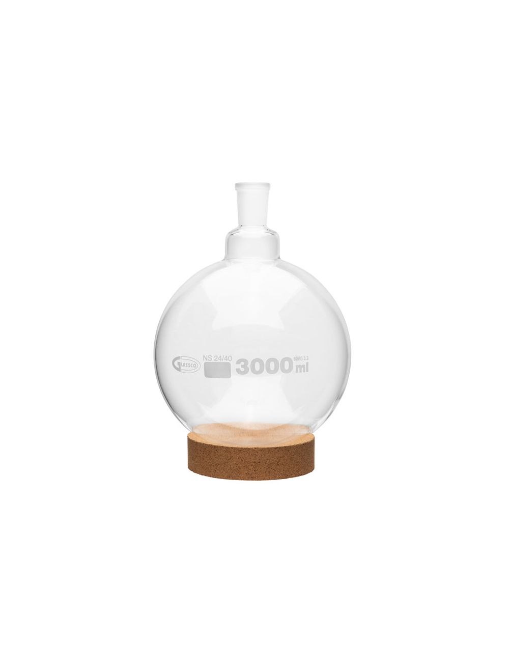 100mL Round Bottom Boiling Flasks with Ground Joints – Borosilicate Glass, 6-Pack | United Scientific®