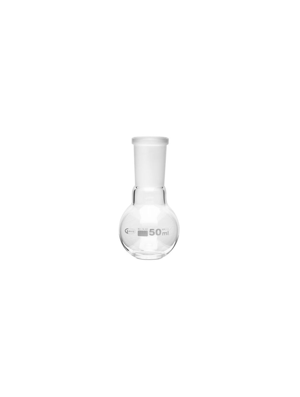 100mL Round Bottom Boiling Flasks with Ground Joints – Borosilicate Glass, 6-Pack | United Scientific®