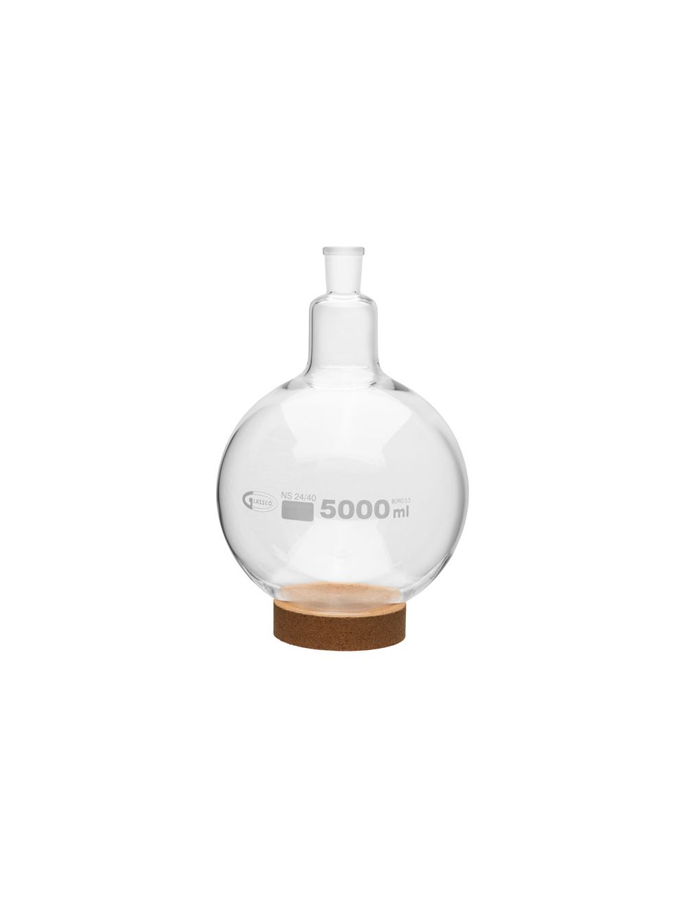 100mL Round Bottom Boiling Flasks with Ground Joints – Borosilicate Glass, 6-Pack | United Scientific®