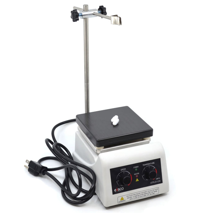 Eisco Endurance Magnetic Hot Plate Stirrer – 250W, 320°C Max, Variable Speed 100–2000 RPM, 2L Capacity, Teflon-Coated Aluminum Plate
