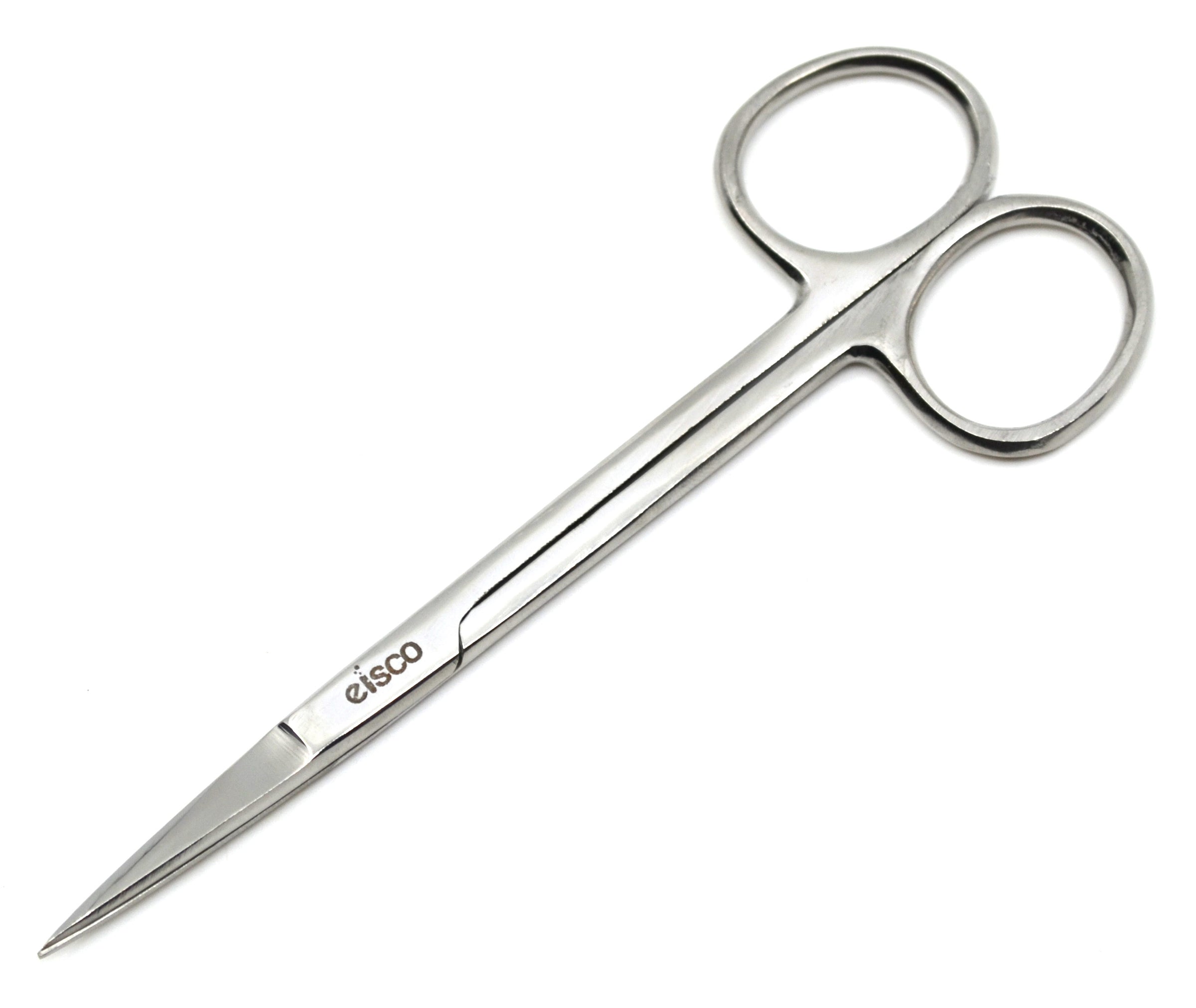Eisco Labs Stainless Steel Dissecting Scissors – 5" Fine Point, Closed Shank, Precision Lab Scissors for Educational Use