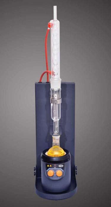 United Scientific® Soxhlet Extraction Apparatus with Digital Heating Mantle & Stirrer – Single Station Complete Kit