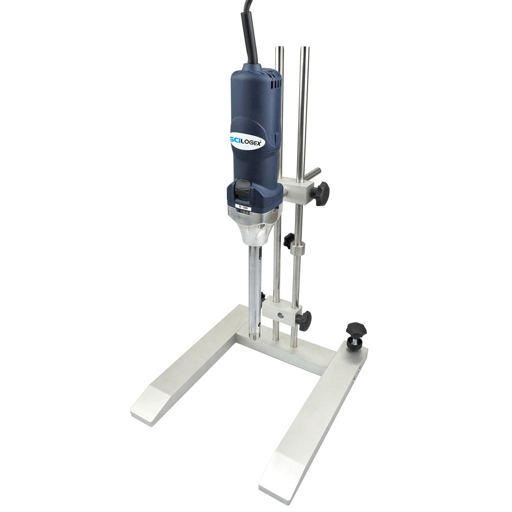 Scilogex D500 High-Speed Homogenizer Package – 29,000 RPM, 20mm Generator Shaft, 10–5000mL Capacity with Stand, 110V