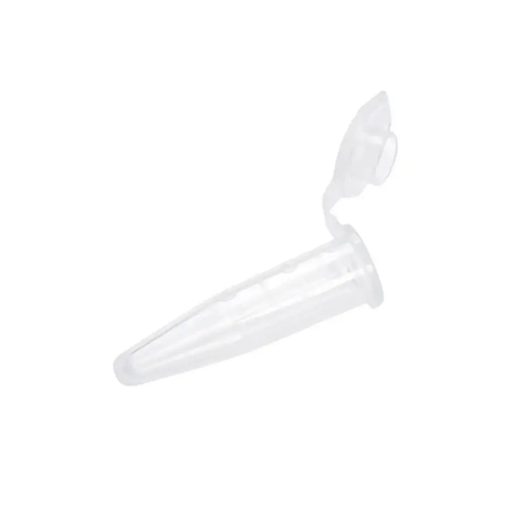 SCILOGEX 0.5mL Sterile Micro Centrifuge Tubes – Conical, Polypropylene, Flat Cap, 1000/Bag, 5000/Case