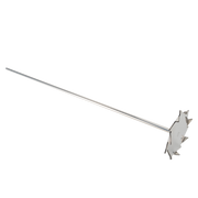 Scilogex Large Dissolving Stirrer – 316L Stainless Steel, 100mm Impeller, 600mm Shaft for Overhead Stirrers