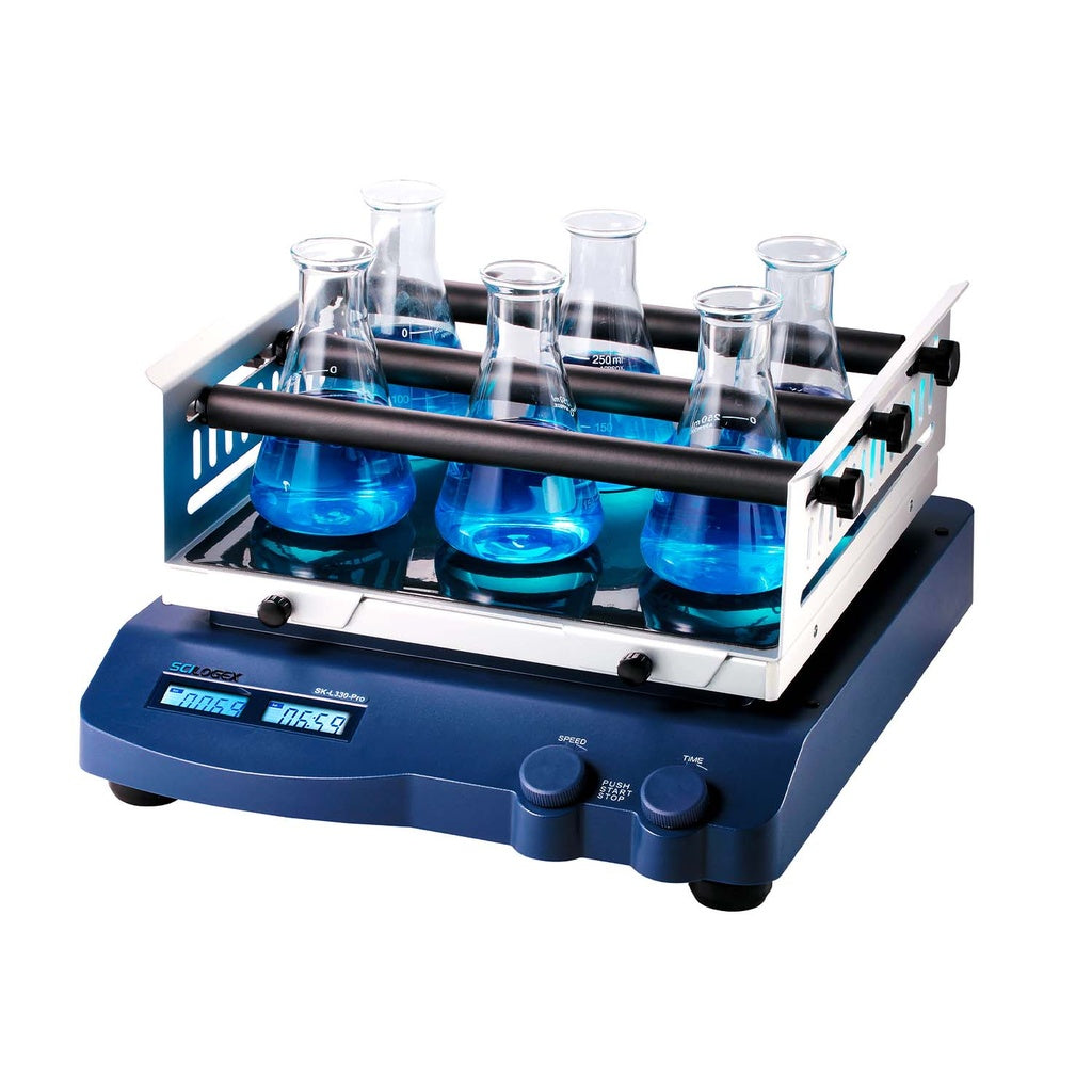 SCILOGEX SCI-O330-Pro LCD Digital Orbital Laboratory Shaker with FREE Universal Platform, 7.5kg Capacity, 100–500 RPM