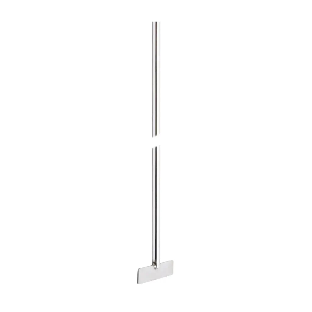 Scilogex Flat-Blade Stirrer, 316L Stainless Steel, 400mm Shaft x 8mm Dia, 60mm Impeller – for Overhead Stirrers