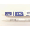 5ml / Individually wrapped sterile
