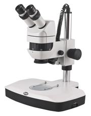 Motic K-400 LED Binocular Stereo Microscope | CMO Infinity Optical System, 6X–50X Magnification, LED Illumination for Biological & Material Science Research
