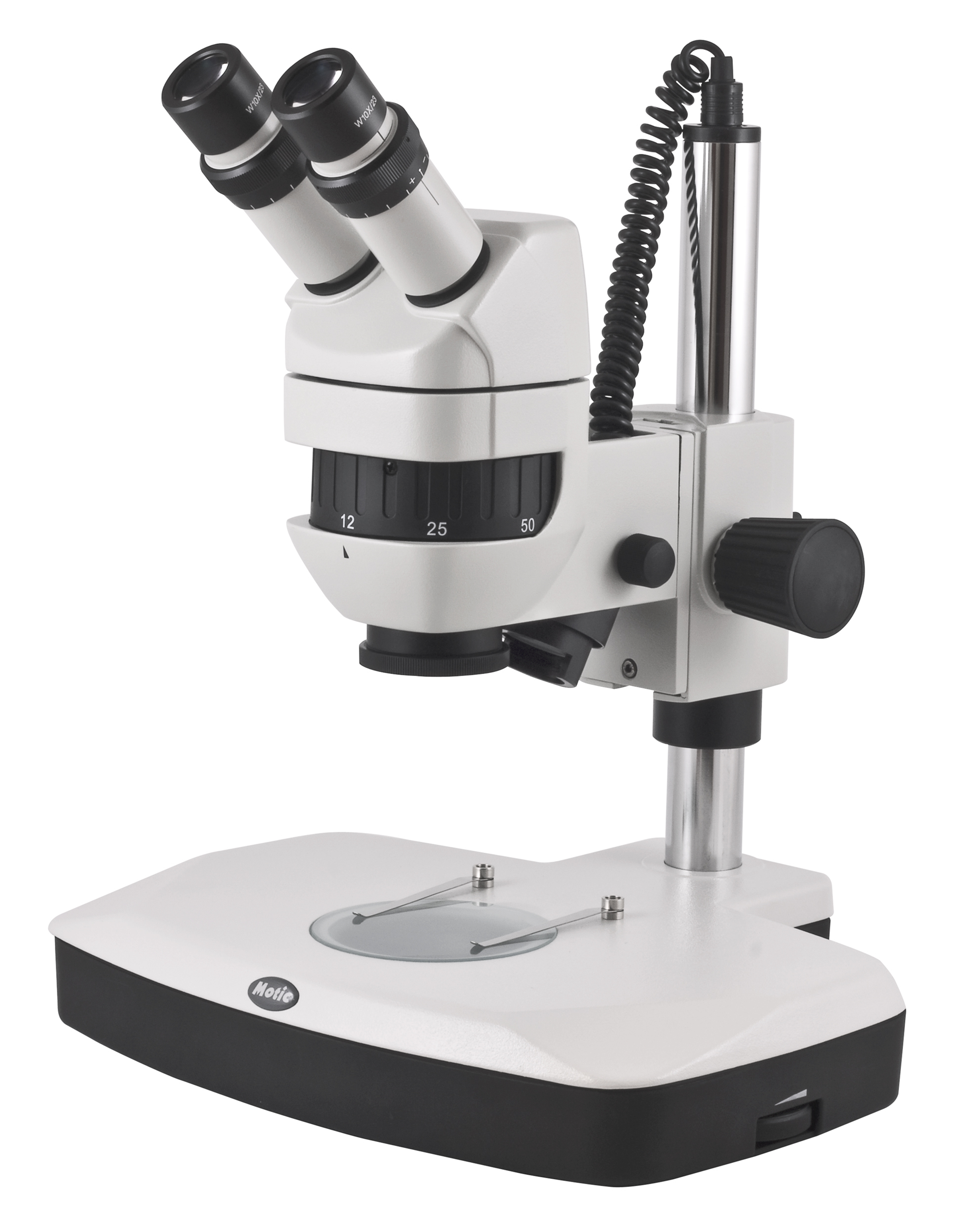 Motic K-400 LED Binocular Stereo Microscope | CMO Infinity Optical System, 6X–50X Magnification, LED Illumination for Biological & Material Science Research