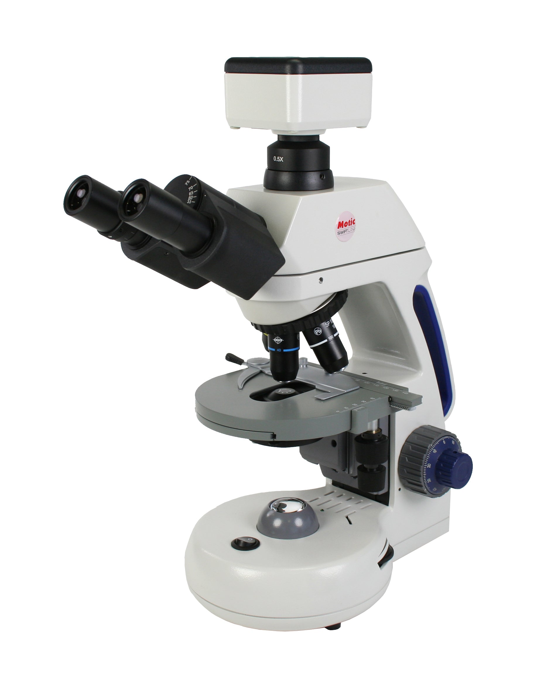 Swift M18T-HD-P Trinocular Compound Microscope with 4K HDMI HD Camera, Infinity Plan Optics & LED Illumination – Professional Laboratory Microscope