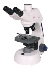 Swift M18 Series Compound LED Microscopes – Binocular & Trinocular Models with Infinity Plan Optics and Koehler Illumination for Advanced Research & Education