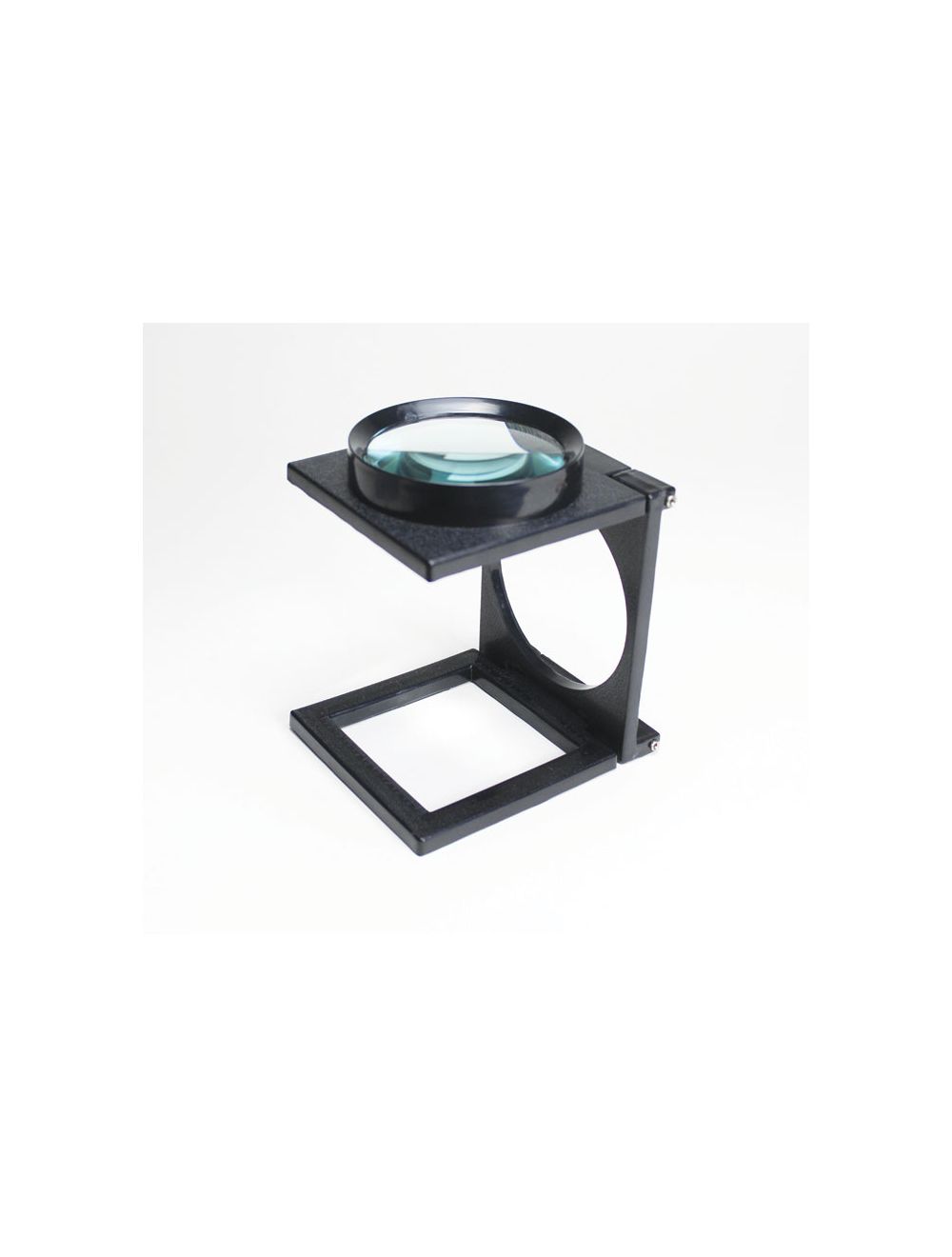 United Scientific® Giant Folding Magnifier – 4" Diameter Lens, 6X Magnification, Hands-Free Viewer for Classroom & Lab Use