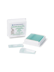 Glass Microscope Slides with Frosted Ends – Pre-Cleaned, Ground Edges, 75 x 25mm, 1–1.3mm Thick (Box of 72)