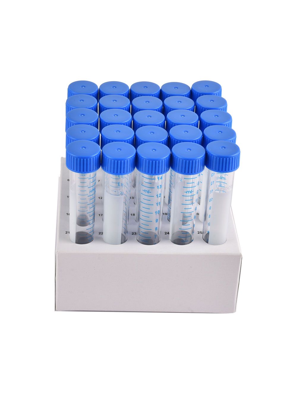 United Scientific® 15mL Sterile Centrifuge Tubes – Racked, Conical Bottom, DNase/RNase-Free, 500-Pack