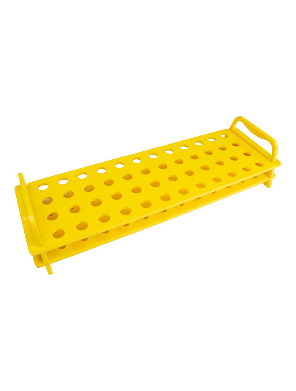 United Scientific® 24-Place Polycarbonate Microcentrifuge Tube Rack – White, Stackable & Autoclavable