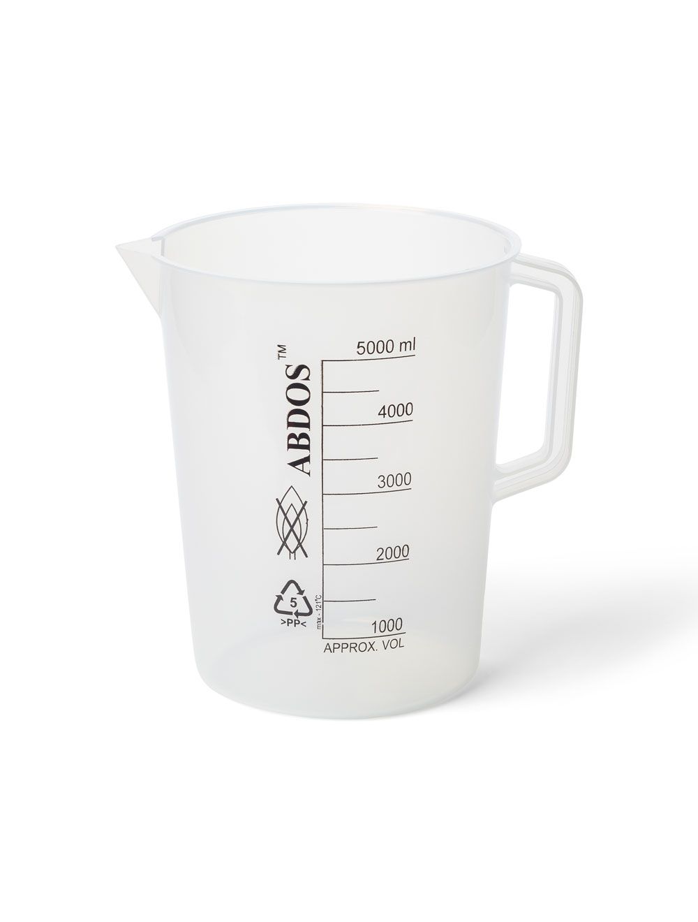 100mL Polypropylene Beakers with Handle & Printed Graduations – Autoclavable Lab Beakers (Pack of 6) | United Scientific®