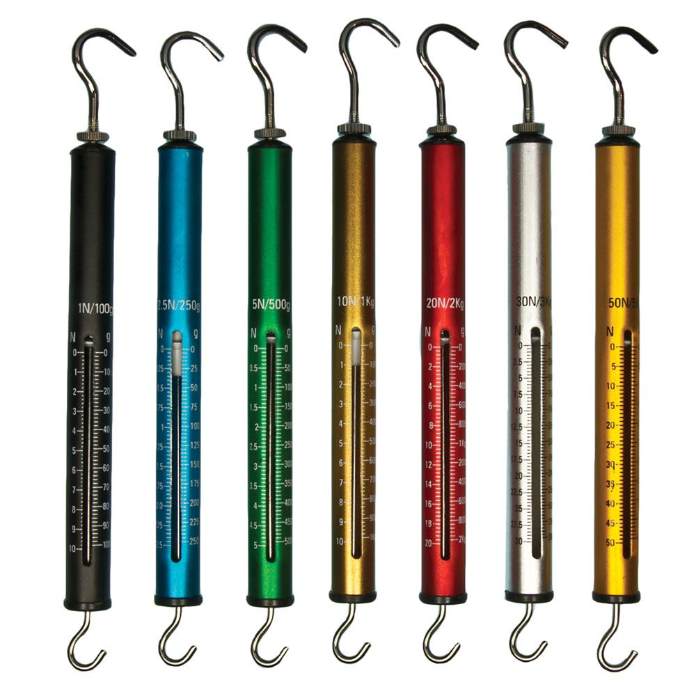 United Scientific® ALUMINUM SPRING SCALE, 2000G / 20N, RED, GRADUATION 40G/0.4N