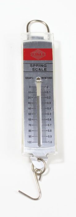 United Scientific® SPRING SCALE 100G X 2G, 1N X 0.02N