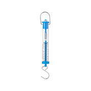 United Scientific® SPRING SCALE, CLEAR PLASTIC, 250G/2.5, GRADUATION 5G/0.5N, BLUE