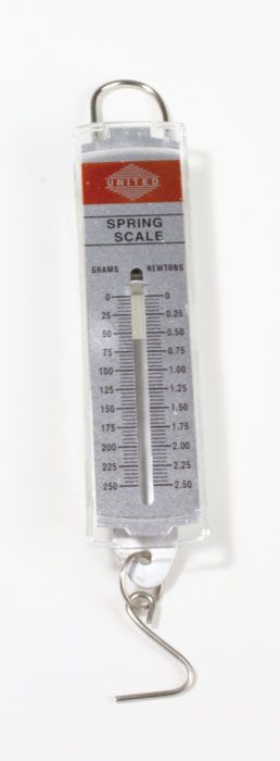 United Scientific® SPRING SCALE 250G X 5G, 2.5N X 0.05N