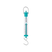 United Scientific® SPRING SCALE, CLEAR PLASTIC, 500G / 5N, GRADUATION 10G/0.1N, GREEN