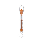 United Scientific® SPRING SCALE, CLEAR PLASTIC, 1000G / 10N, GRADUATION 20G/0.2N, BROWN