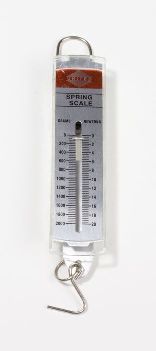 United Scientific® SPRING SCALE 2000G X 40G, 20N X 0.4N