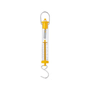 United Scientific® SPRING SCALE, CLEAR PLASTIC, 5000G / 50N, GRADUATION 100G/1N YELLOW