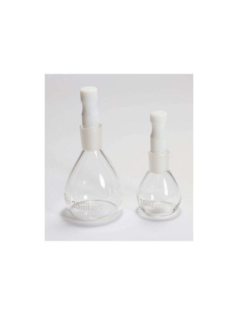United Scientific® 10mL Specific Gravity Bottle – Borosilicate Glass, Uncalibrated with PTFE Stopper