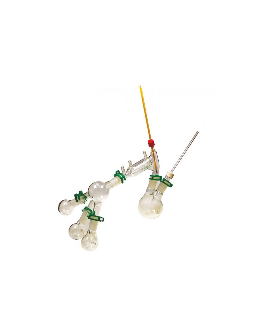 United Scientific® Short Path Distillation Kit – Complete 3.3 Borosilicate Glass Lab Set for Vacuum Distillation & Fractional Separation